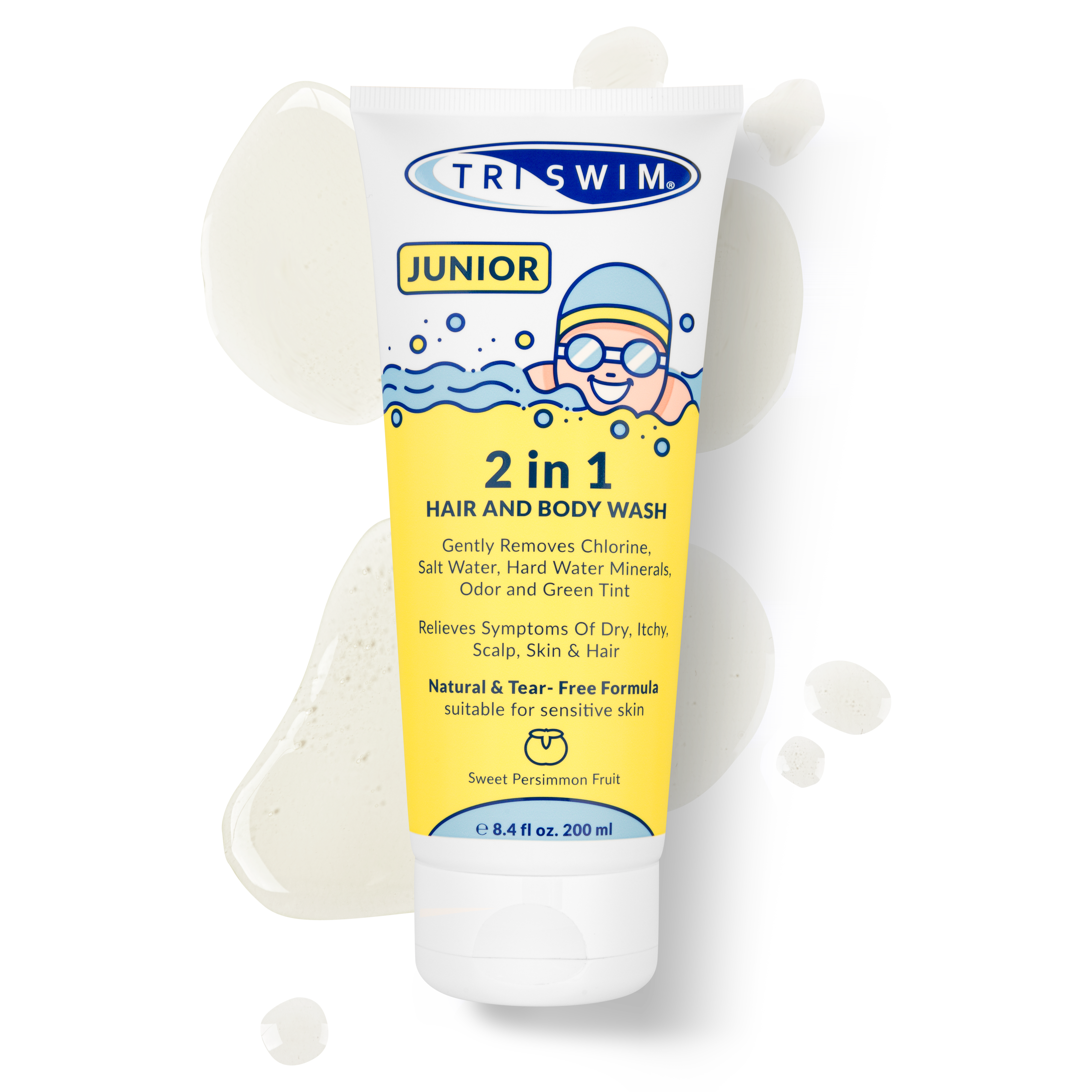 Anti-Chlorine After Swim Hair & Body Wash For Kids | Sweet Persimmon